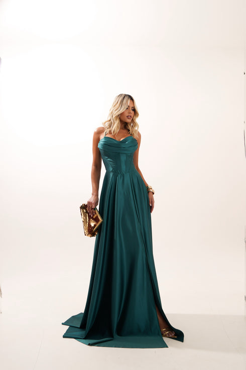 VESTIDO BABADO RODADO PRADA VESTIDO DE FESTA PETRA FINA